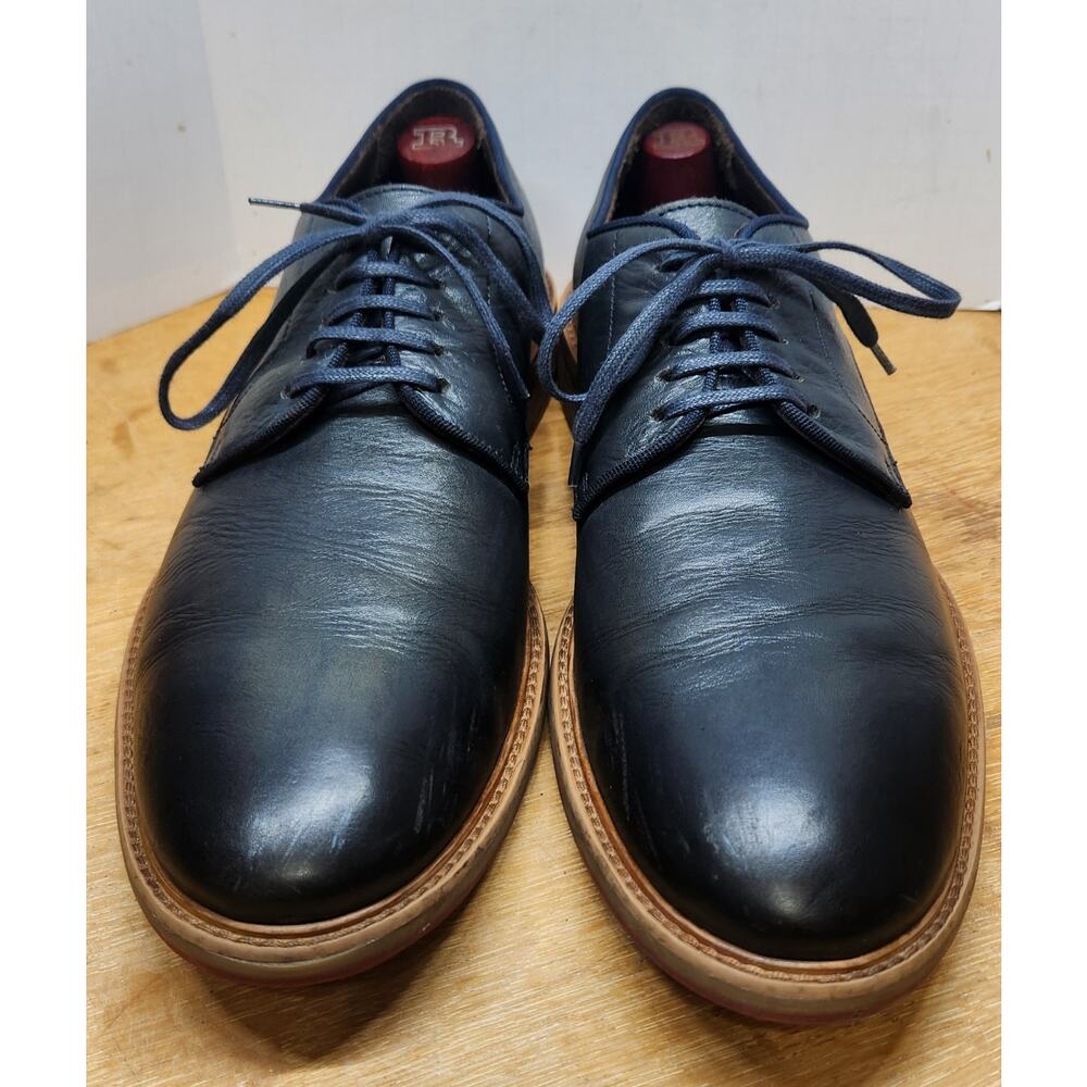 BRUNO MAGLI BLUE ROOMBAS!! MENS 12M EUC Some Toe Scuffs See‎ Pics
